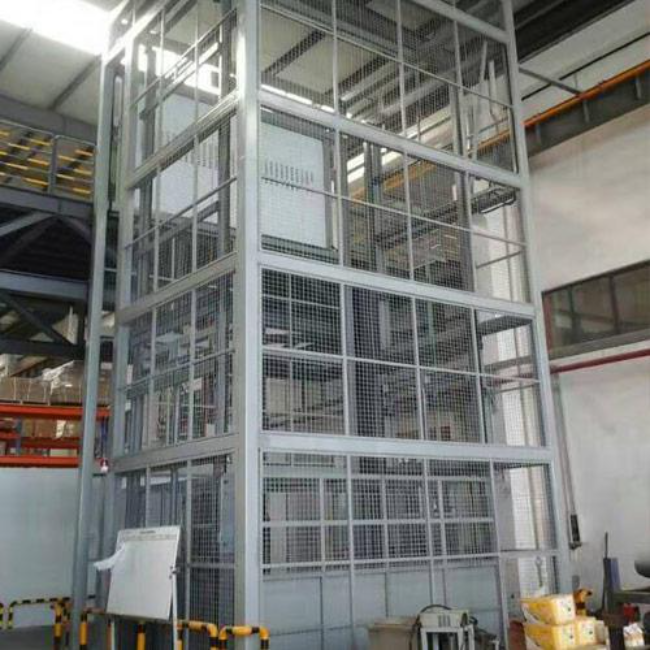 石碌镇导轨式升降平台货梯